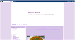 Desktop Screenshot of lacucinadisilviaverdosci.blogspot.com