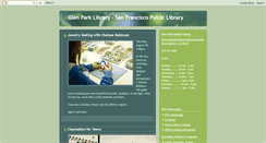 Desktop Screenshot of glenparklibrarysfpl.blogspot.com