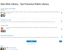 Tablet Screenshot of glenparklibrarysfpl.blogspot.com