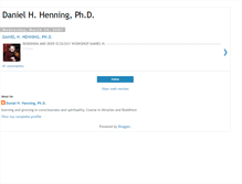 Tablet Screenshot of danielhhenningphd.blogspot.com