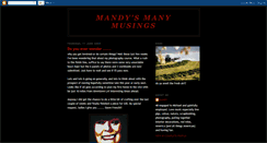 Desktop Screenshot of mandysmanymusings.blogspot.com
