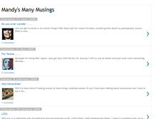 Tablet Screenshot of mandysmanymusings.blogspot.com