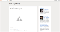 Desktop Screenshot of discografiasesos.blogspot.com