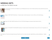 Tablet Screenshot of bestweddingdiets.blogspot.com