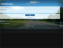 Tablet Screenshot of contestvalley.blogspot.com