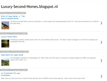 Tablet Screenshot of luxury-second-homesnl.blogspot.com