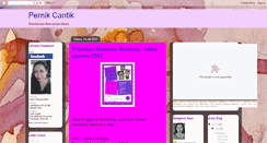 Desktop Screenshot of pernikcantik-pernikcantik.blogspot.com