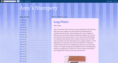 Desktop Screenshot of amystampery.blogspot.com