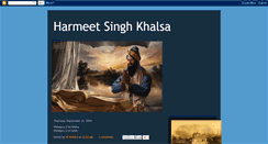 Desktop Screenshot of harmeetsinghkhalsa1984.blogspot.com