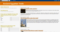 Desktop Screenshot of ancientegyptiantools.blogspot.com