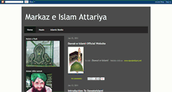 Desktop Screenshot of markazeislamattariya.blogspot.com