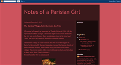Desktop Screenshot of notesofaparisiangirl.blogspot.com