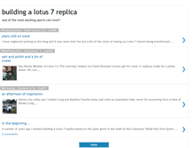 Tablet Screenshot of lotus7replica.blogspot.com