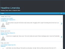 Tablet Screenshot of headlinelimericks.blogspot.com