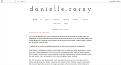 Desktop Screenshot of daniellecarey.blogspot.com