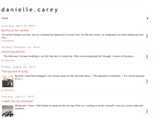 Tablet Screenshot of daniellecarey.blogspot.com