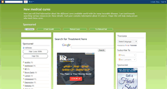 Desktop Screenshot of medical-cures.blogspot.com