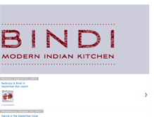 Tablet Screenshot of bindirestaurant.blogspot.com