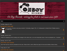 Tablet Screenshot of ohboyrecordsblog.blogspot.com