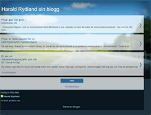 Tablet Screenshot of haraldrydland.blogspot.com