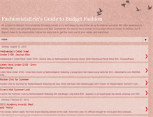 Tablet Screenshot of fashionistaerin.blogspot.com