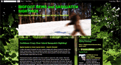 Desktop Screenshot of bigfootwatchnews.blogspot.com