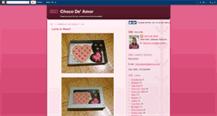 Desktop Screenshot of chocodeamor.blogspot.com