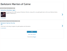 Tablet Screenshot of darkstormwarriors.blogspot.com