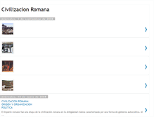 Tablet Screenshot of dessire-civilizacionromana.blogspot.com