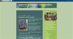 Desktop Screenshot of gyogynovenyekrol.blogspot.com