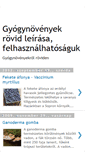 Mobile Screenshot of gyogynovenyekrol.blogspot.com