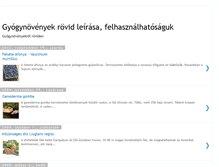 Tablet Screenshot of gyogynovenyekrol.blogspot.com