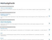 Tablet Screenshot of mobilszolgaltatok.blogspot.com