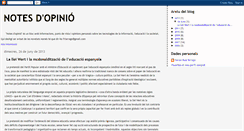 Desktop Screenshot of notesdopinio.blogspot.com