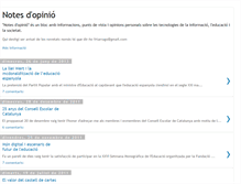 Tablet Screenshot of notesdopinio.blogspot.com