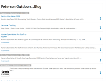 Tablet Screenshot of blogpetersonoutdoors.blogspot.com