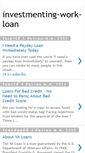 Mobile Screenshot of investmenting-work-loan.blogspot.com