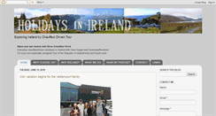 Desktop Screenshot of holidaysireland.blogspot.com