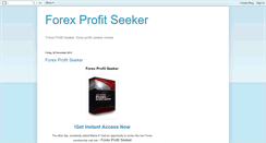 Desktop Screenshot of forex-profit-seeker.blogspot.com