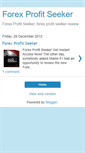 Mobile Screenshot of forex-profit-seeker.blogspot.com