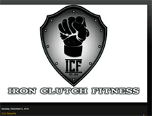 Tablet Screenshot of ironclutchfitness.blogspot.com