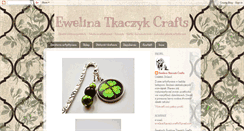 Desktop Screenshot of ewelina-tkaczyk.blogspot.com