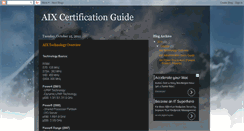 Desktop Screenshot of aixcertify.blogspot.com