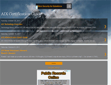 Tablet Screenshot of aixcertify.blogspot.com