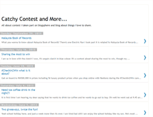 Tablet Screenshot of catchycontest.blogspot.com