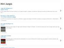 Tablet Screenshot of losminijuegos.blogspot.com