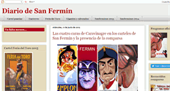 Desktop Screenshot of diariodesanfermin.blogspot.com