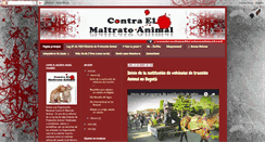 Desktop Screenshot of contraelmaltratoanimalcolombia.blogspot.com