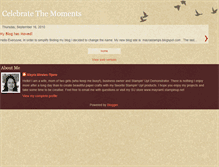 Tablet Screenshot of celebratethemomentsbymayra.blogspot.com