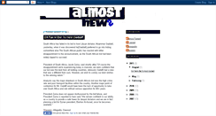 Desktop Screenshot of almost-news.blogspot.com